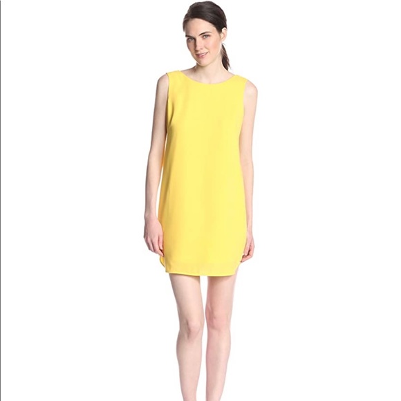 BCBGMaxAzria Dresses Bcbg Yellow Dress Size 4 Poshmark